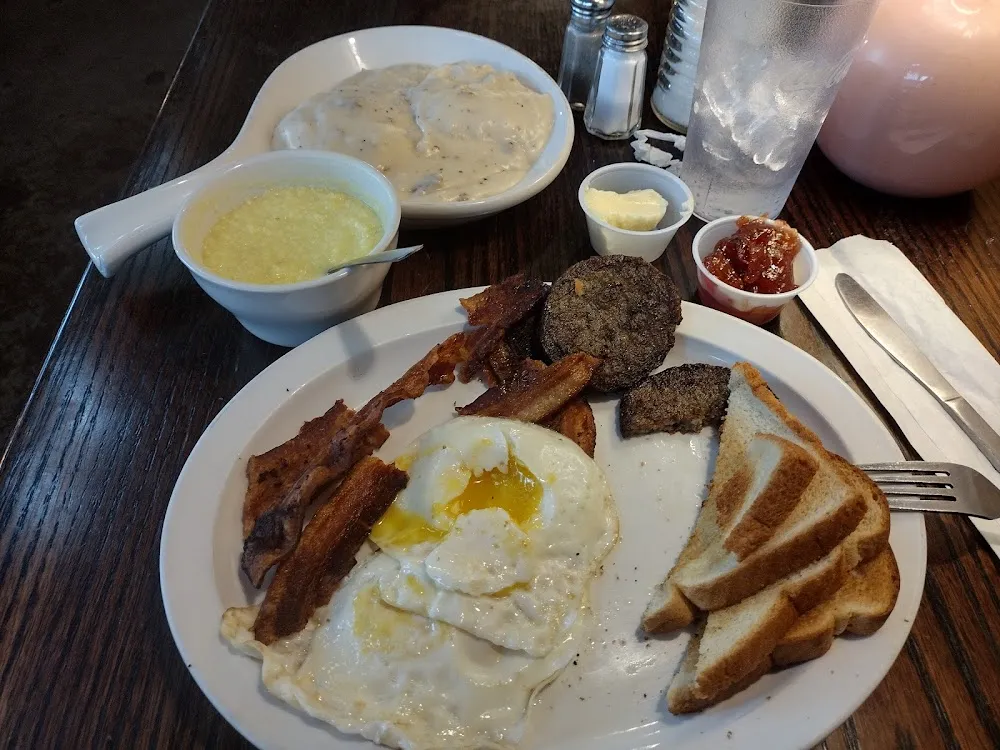 Breakfast Ribeye Steak Platter